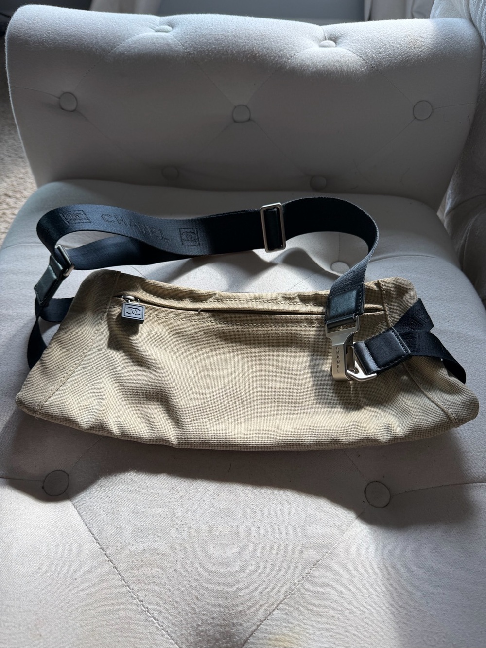 Authentic Chanel Sport Line Belt Bag - Picture 2 of 13